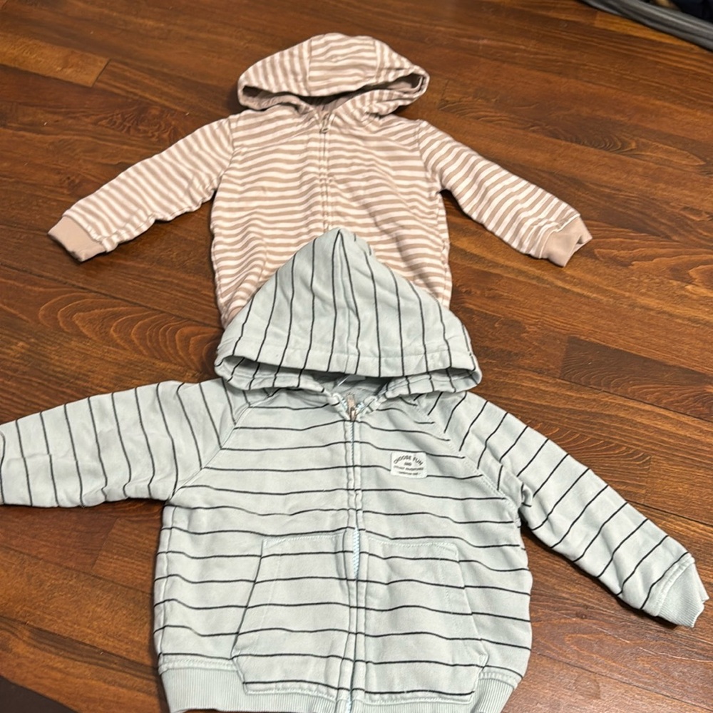 H&M Zara Baby Boy Gender Neutral Sweatshirt Bundle